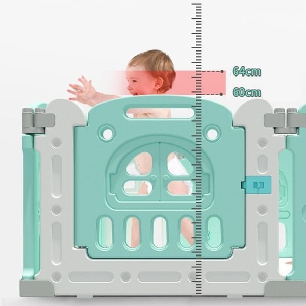 Suchy basen Plac zabaw, kojec modułowy dla dziecka zjeżdżalna ogrodowa