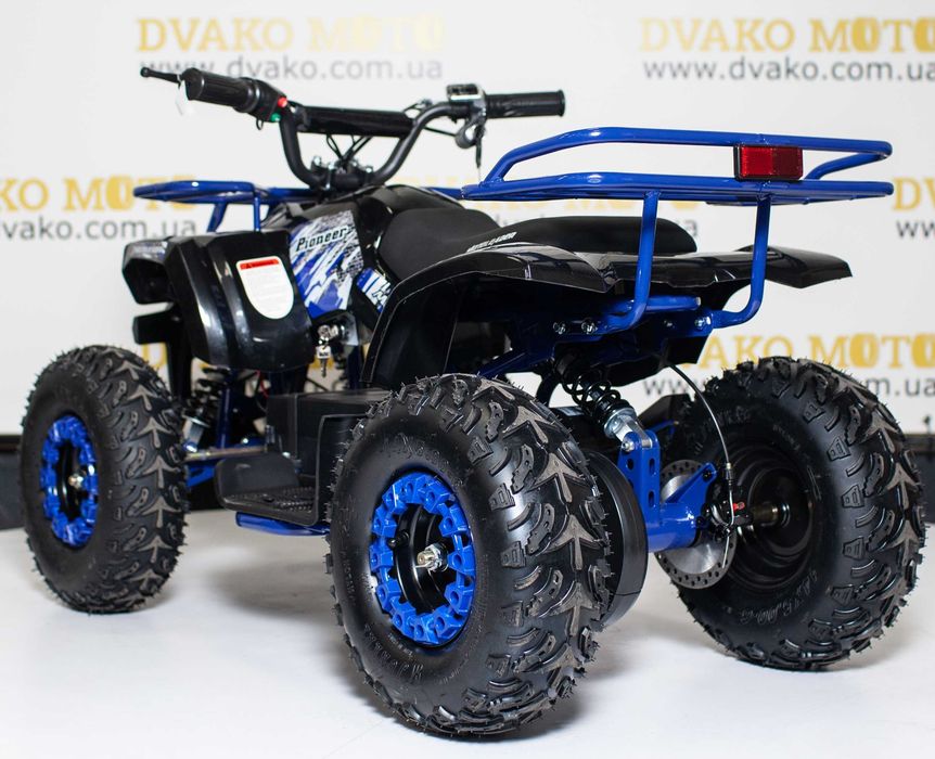 Детский квадроцикл Motoleader PIONER 1000W Синий. Гарантия, СЕРВИС !