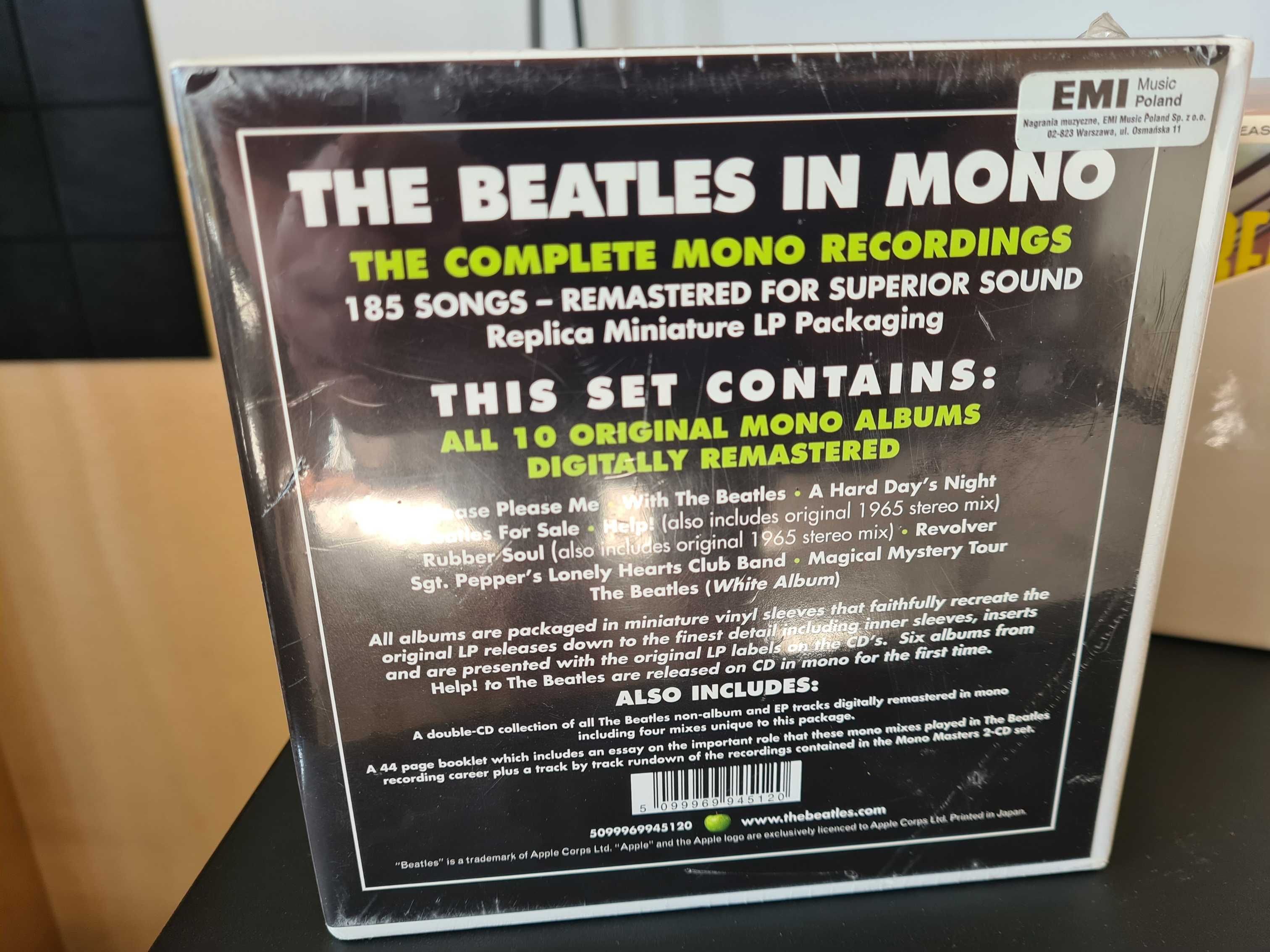 The Beatles In Mono (13xCD, box) ORYGINALNY Gdańsk Aniołki
