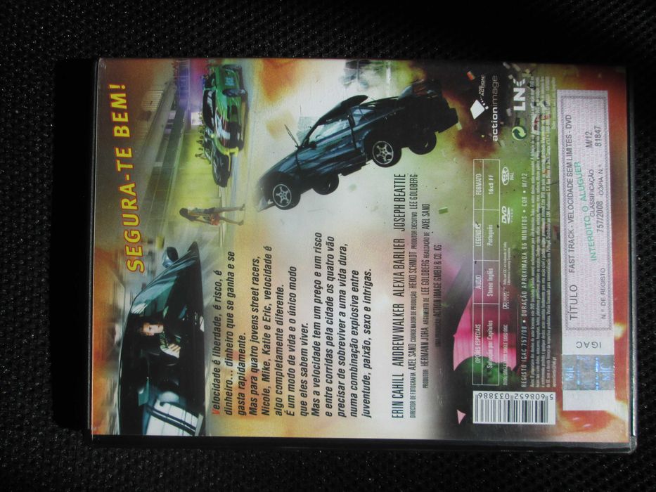 DVD Fast Track: Velocidade sem Limites, Erin Cahill, Andrew W. Walker