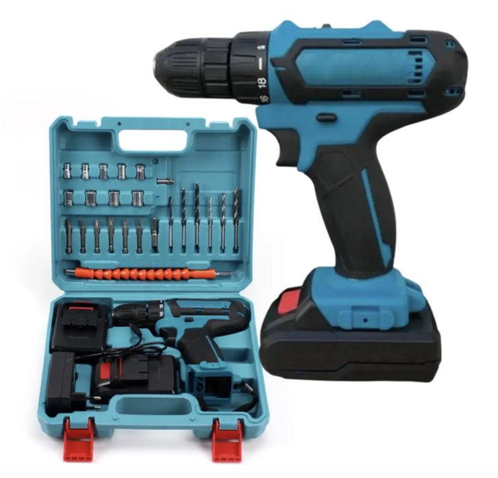 Шуруповерт 331 DWE (24В, 5.0АГ) з набором інструментів, запасний акумулятор