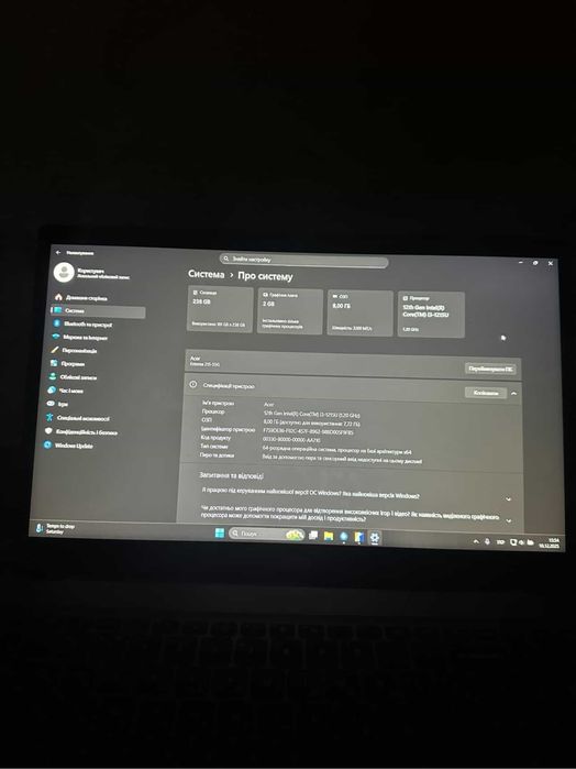 Acer nvidia geforce mx550
