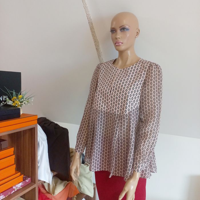 Max Mara! Оригінал! Яскрава ефектна блуза.