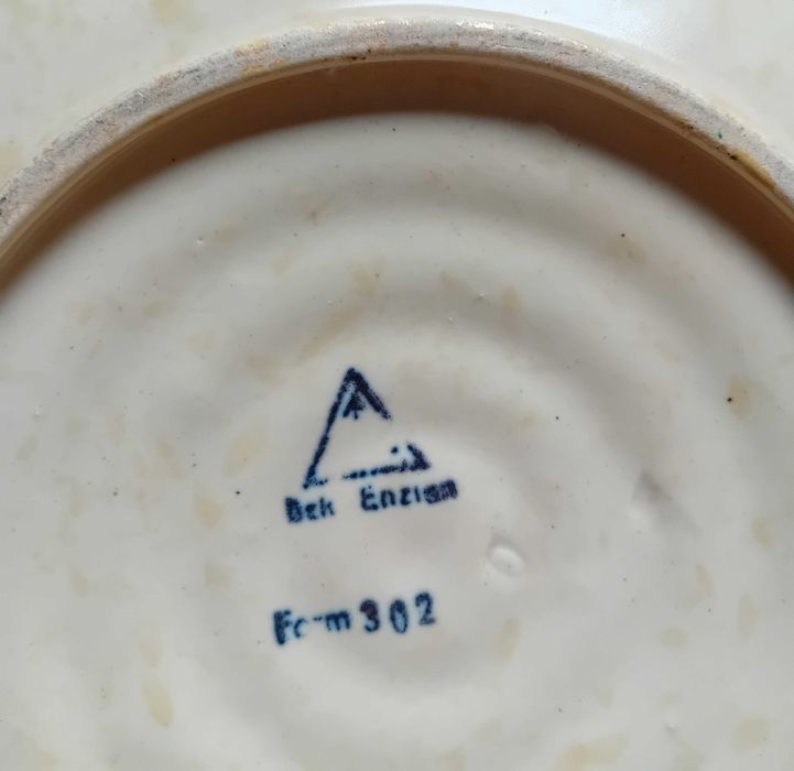 Ceramiczna misa - patera, Carstens - Uffrecht, I połowa XX w.
