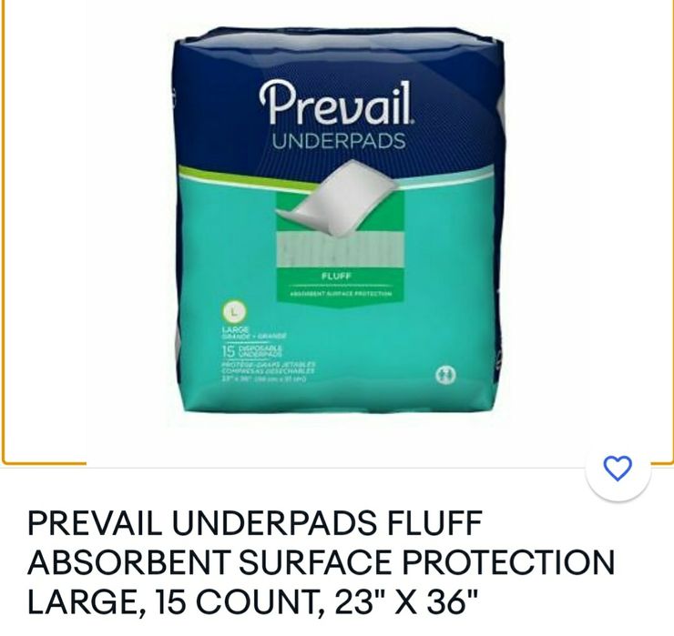 Одноразовые влаговпитывающие подкладки 4 упаковки по 15 штук