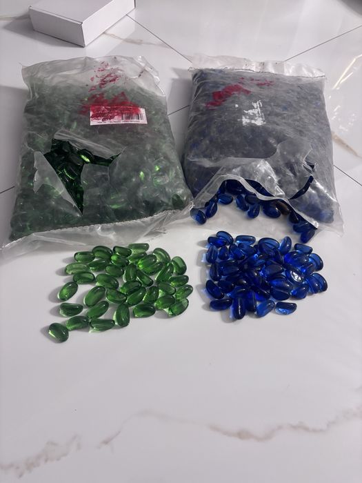 Kamienie ozdobne  , szklane ,akwaryjne