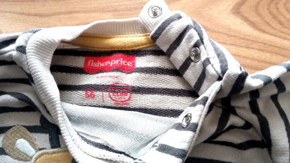 Sweter w paski marki Fisher Price roz. 56 cm