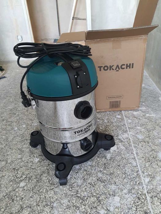 Bezworkowy Odkurzacz Przemysłowy 3300w Z Otrząsaczem Pyłu Gipsu Mokro