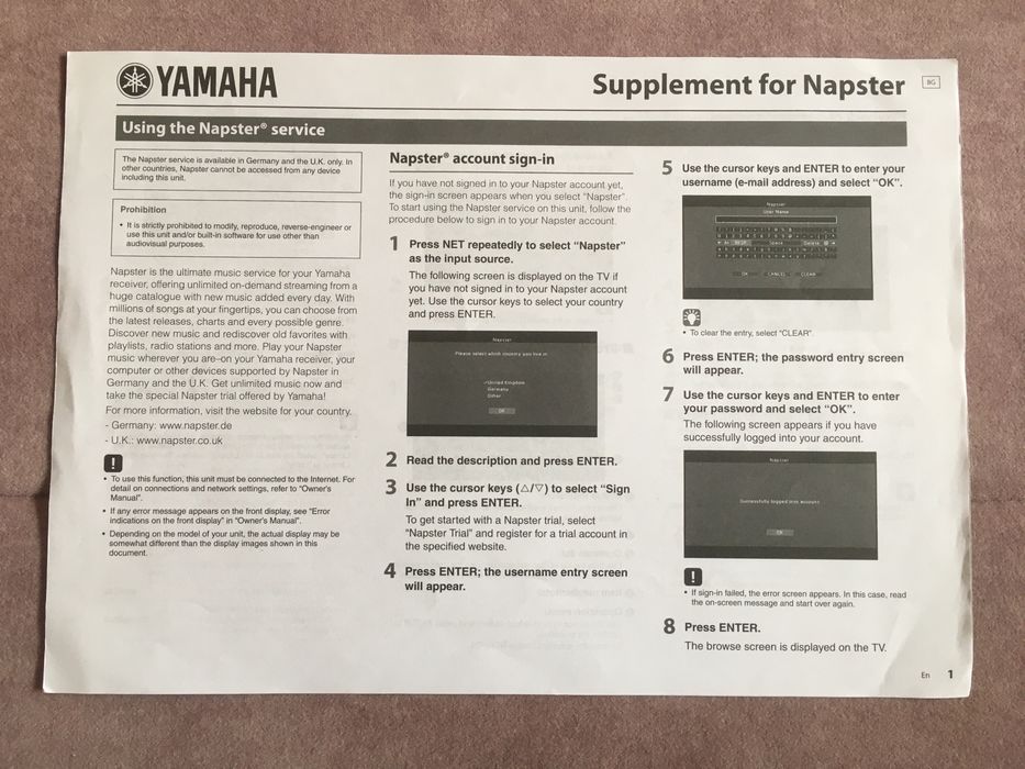 Polska Oryginalna instrukcja amplituner Yamaha RX-V773 V673 V573 V473