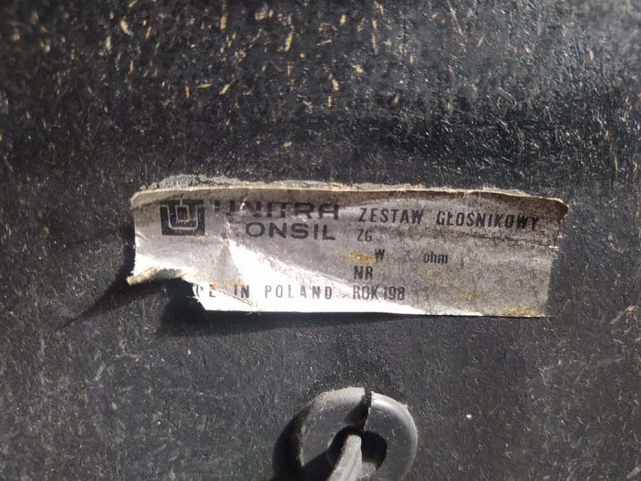 Wzmacniacz + zestaw głośnikowy Unitra Tonsil Space 86