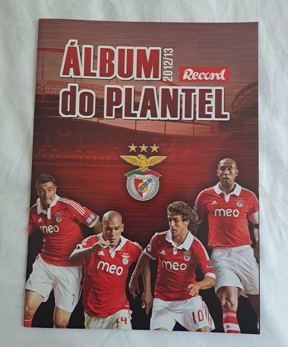 Caderneta/Álbum Plantel do SL Benfica 2012/13 - Jornal Record - Vazio