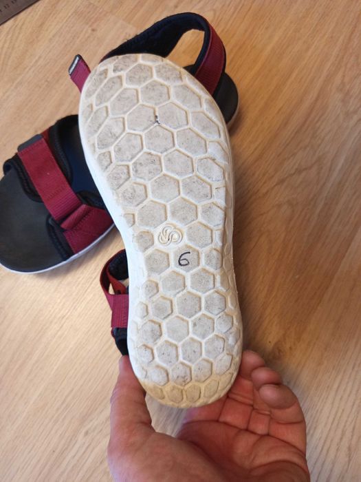 Женские босоножки на широкую ногу Clarks 42 p.