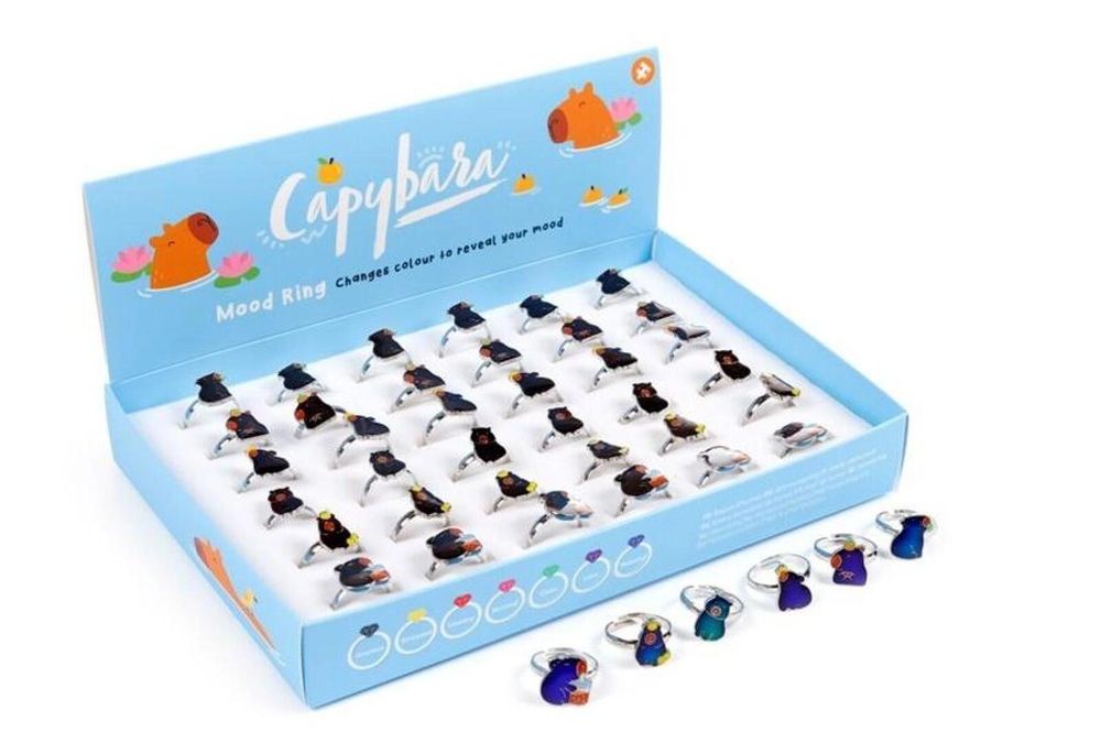 Pierścionek nastrojowy Kapibara (36szt)