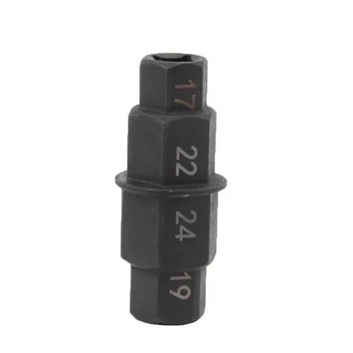 Chave Hexagonal Eixo Moto 4 em 1 - 17/19/22/24mm Aço Cr-V
