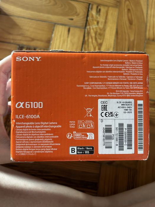 Sony A6100 Selada