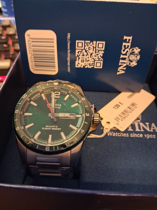 Nowy nieużywany zegarek Festina Titanium F20698/3