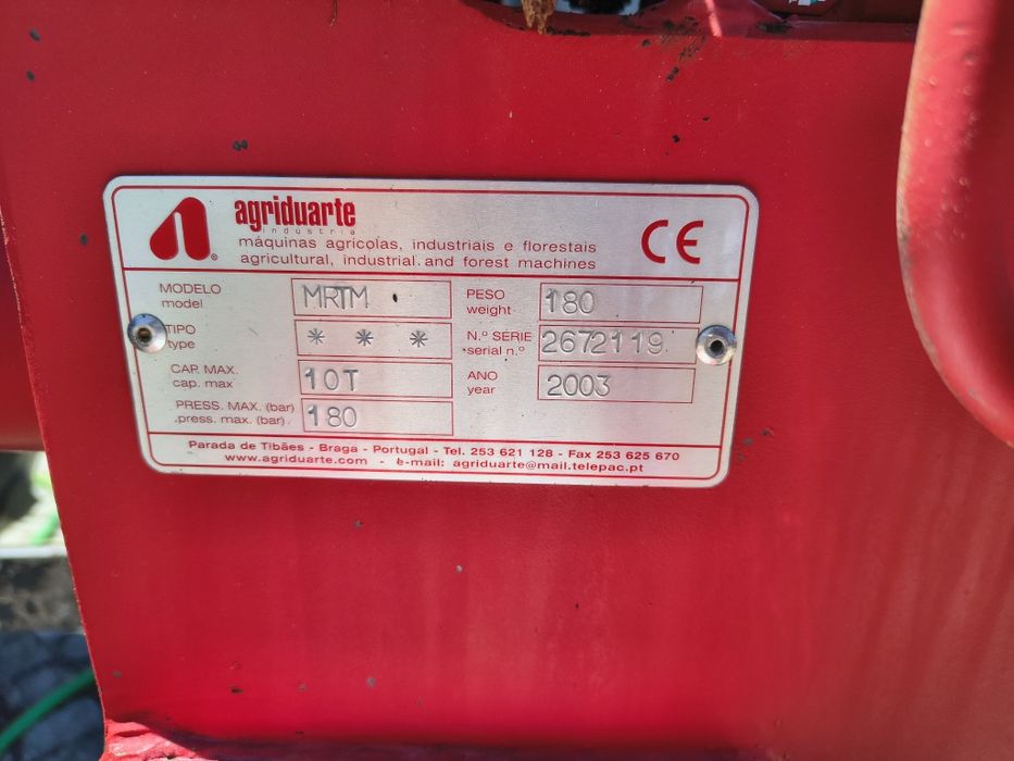 Rachador lenha 10T AGRIDUARTE
