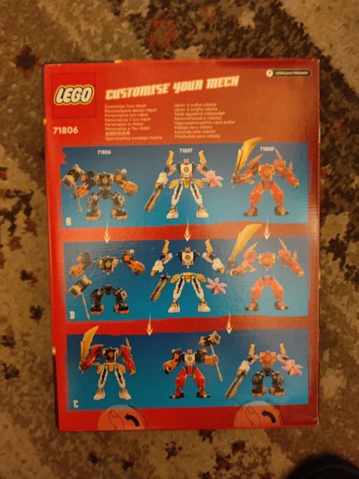 Lego Ninjago 71806 Mech żywiołu ziemi Cole'a