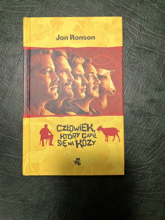 Człowiek, który gapił się na kozy - Jon Ronson (Wyd. W.A.B.)