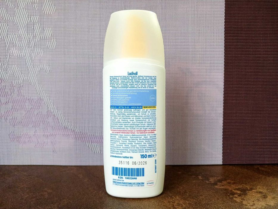 Сонцезахисний спрей Ladival LSF 50+