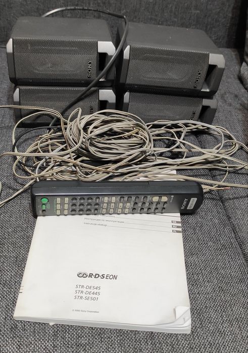 Amplituner STR-DE445, subwoofer + 5 głośników Sony