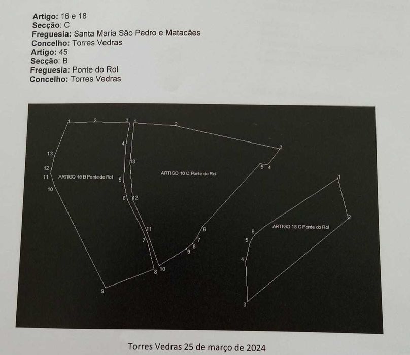 Terreno agricola Torres Vedras