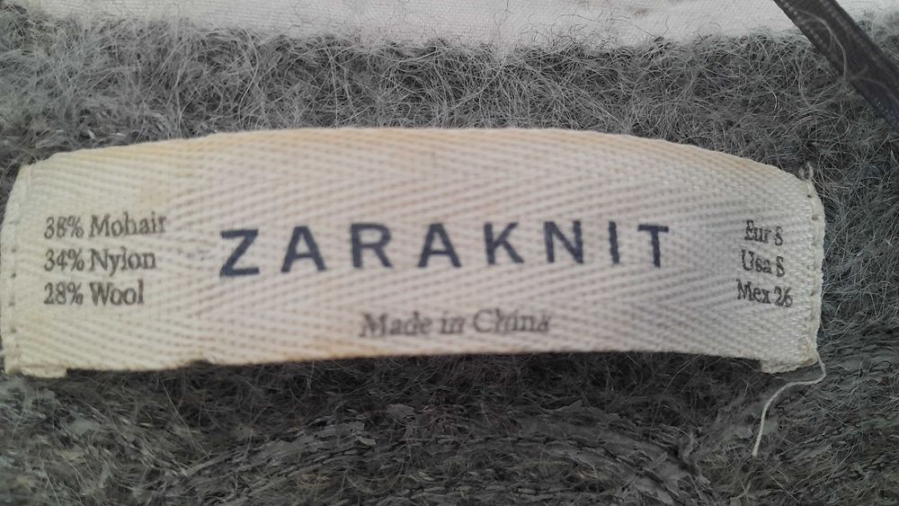 Sweter z mohairu i wełny