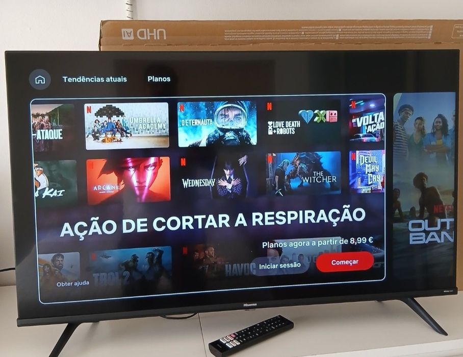 Smart TV 50"Hisense 4k ultra hd FAÇO ENTREGA INCLUIDO NO VALOR