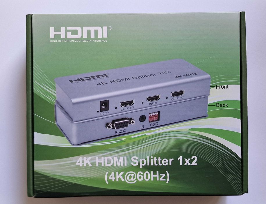 Rozdzielacz SWITCH SPLITTER -  4K HDMI Splitter 4x2