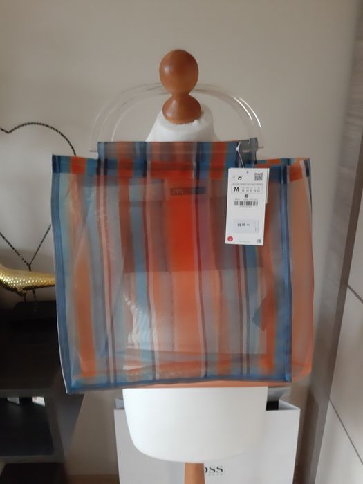 Koszyk torebka zara vinyl boho kolekcja koszyczek torebka limited edit