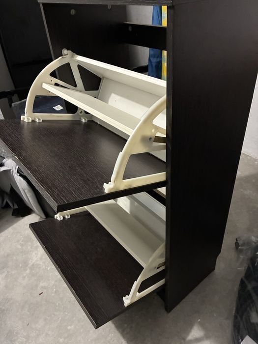 Sapateira IKEA STÄLL — Preto-Castanho