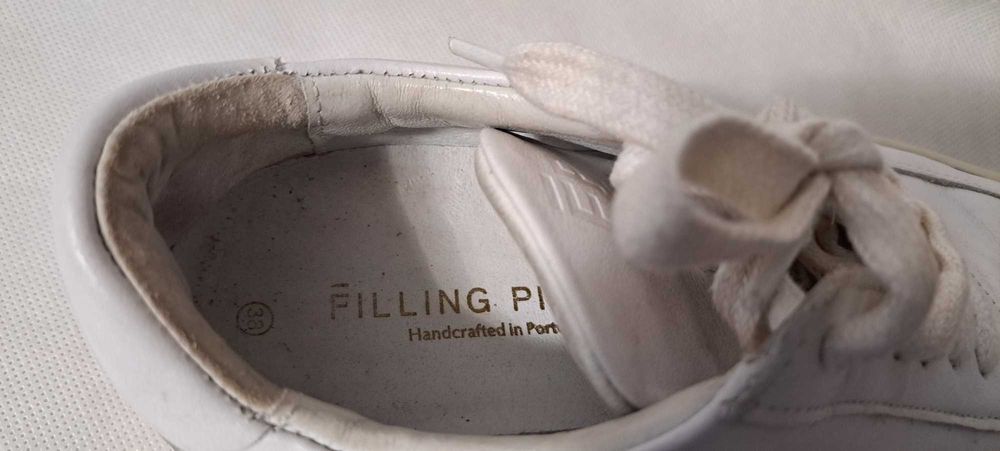 Filling Pieces - Damskie sneakersy skórzane Low Top Ripple Crumbs 38