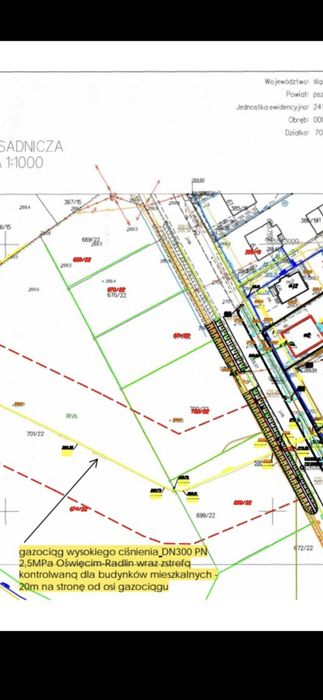 Działka budowlana Kryry 1556 m²