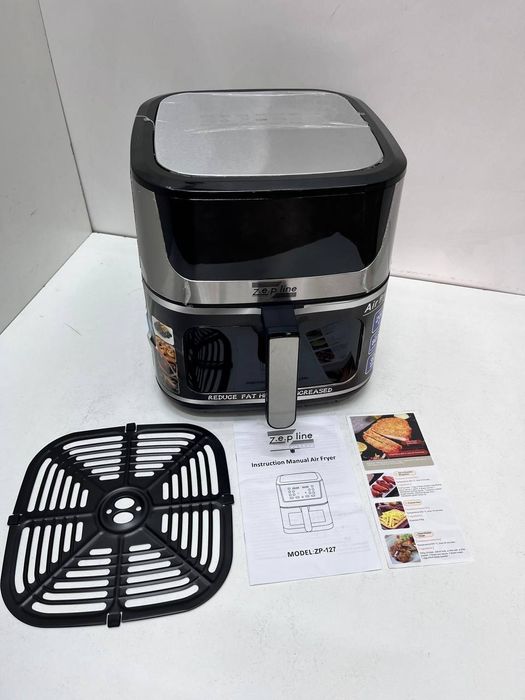 Аэрофритюрница 12л ZP-127 4000Вт на два тени та сенсорним керуванням