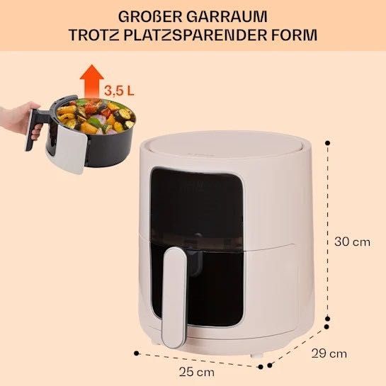Фритюрница Crisp-Pro Air Fryer 1400W 3,5 литра Таймер на 8 программ