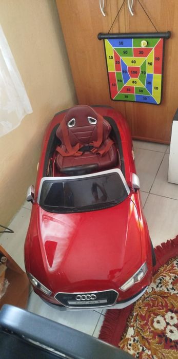 Audi RS5 na akumulator z daszkiem funkcja bujania miękkie siedzenie