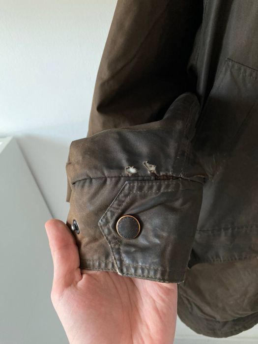 Barbour wax duracotton parka plaszcz trencz kurtka