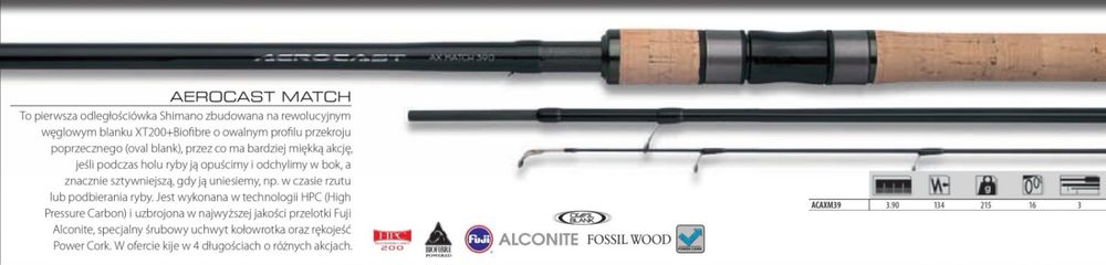 Shimano Aerocast AX Match 390 (ACAXM39)