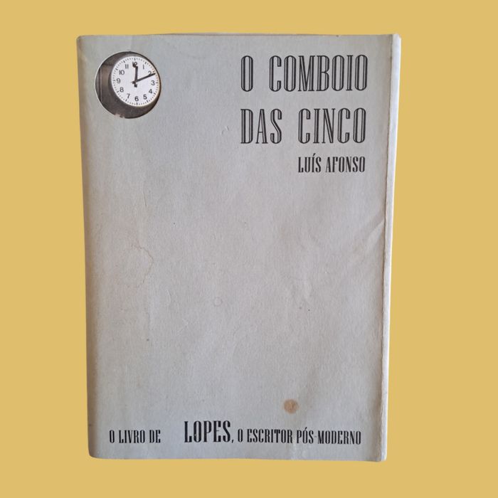 O Comboio das Cinco - Luís Afonso, com desenho e assinatura do autor