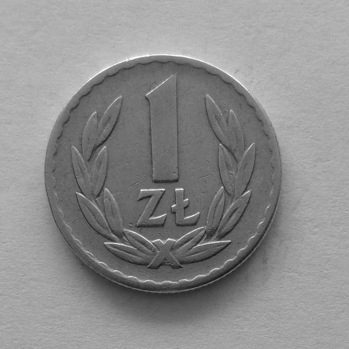 Moneta PRL 1 złoty 1967r.Al.Stan monety widoczny na zdjęciach.