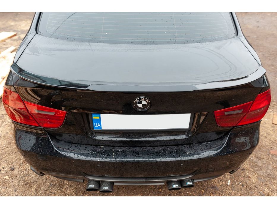 BMW E90 Спойлер DPT М4 (ABS, чорний глянець)