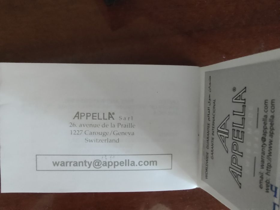 Годинник наручний чоловічий "Appella" (Швейцарія)