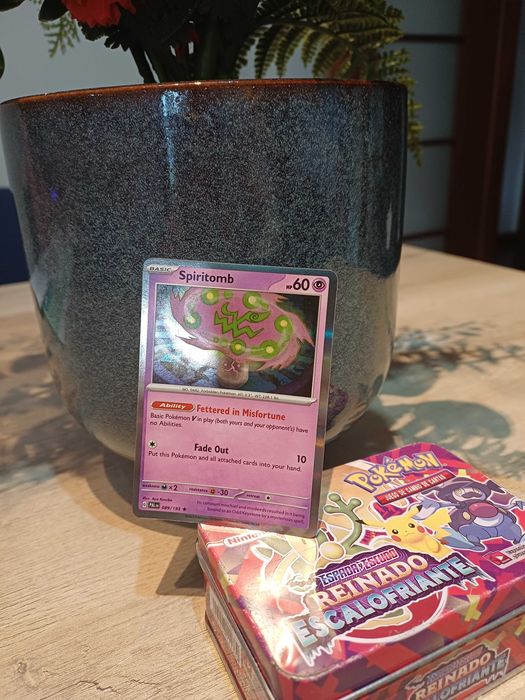 Carta Pokémon Spiritomb #89 Pokemon Paldea Evolved