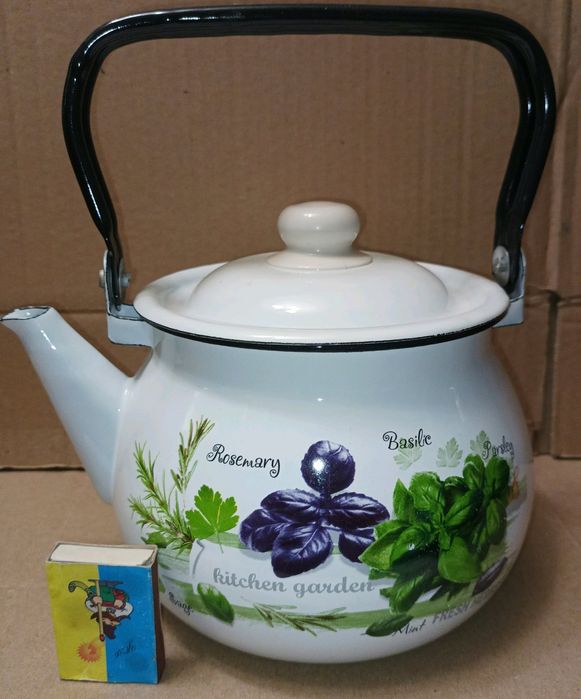 Чайник эмалированный