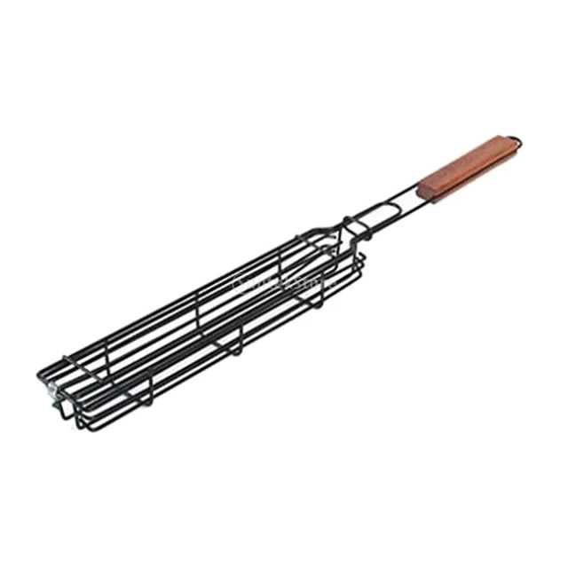 Cesta para grelhar a carvão espetadas diversas