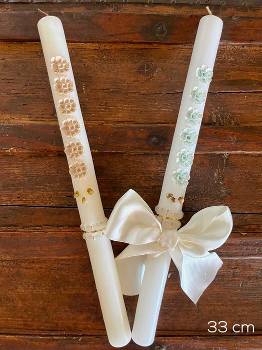 Baptism Candle with Customized Bag Gift64552037803395125