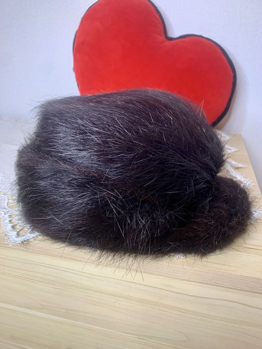 Czapka z nutrii futrzana