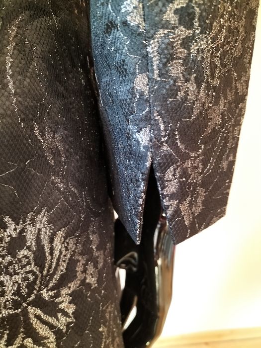 Dunnes elegancki żakardowy płaszcz