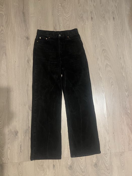 Чорні джинси DR.DENIM straight з високою посадкою, XS/S