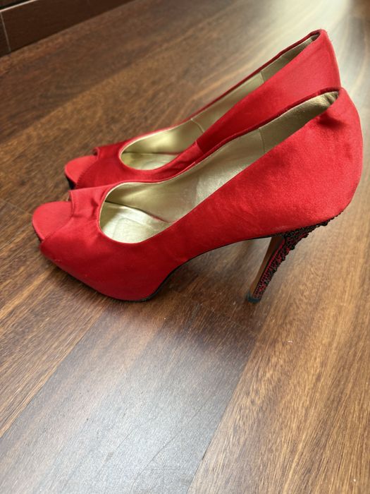 Sapatos de Salto vermelho